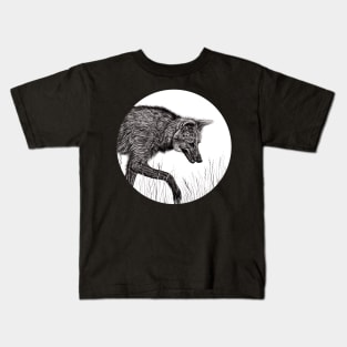 Maned wolf illustration Kids T-Shirt